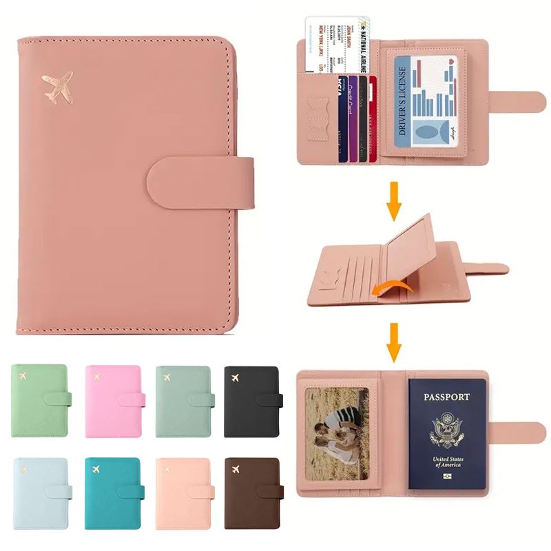 Men'S Accessories Types - Waterproof Leather Passport Holder with Cute