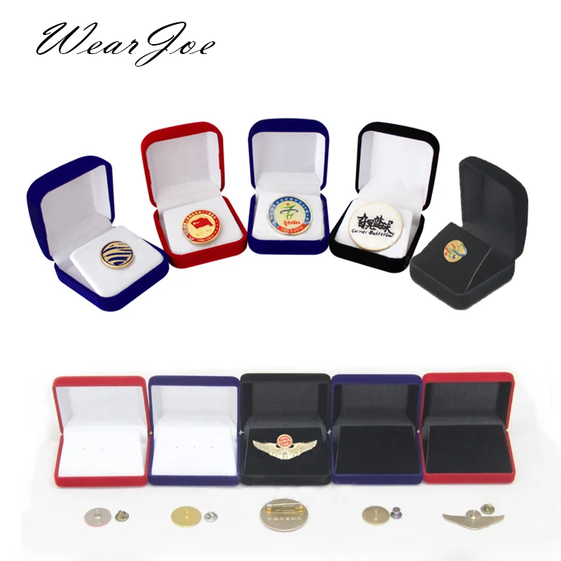 Men'S Accessories Drawer Organizer - Fine Badge Medal Packaging Box Flocking