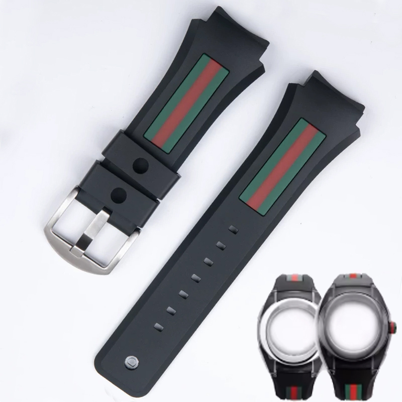 Men'S Accessories Gucci - For Gucci YA137/YA137107A Rubber Watch accessories