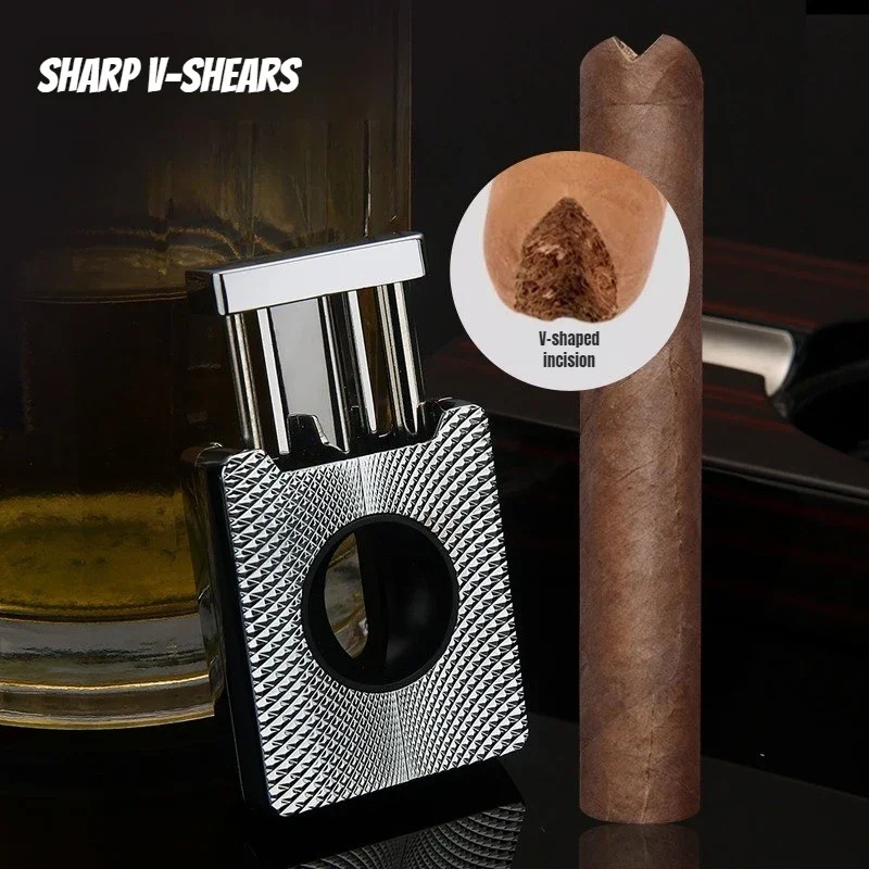 Premium Stainless Steel Cigar  - Cigar Cutter Set ulasan dan harga