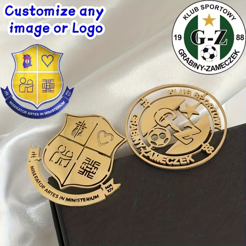 Custom Logo Brooch Simple Crea - Men Accessories Kit ulasan dan harga
