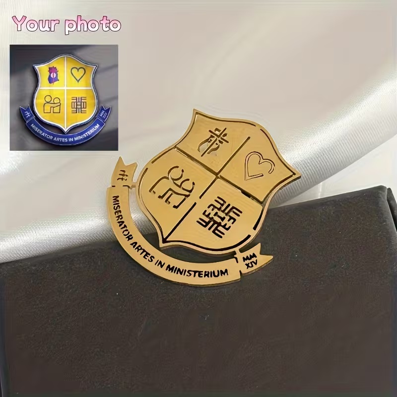 Custom Logo Brooch Simple Crea - Men Accessories Kit ulasan dan harga