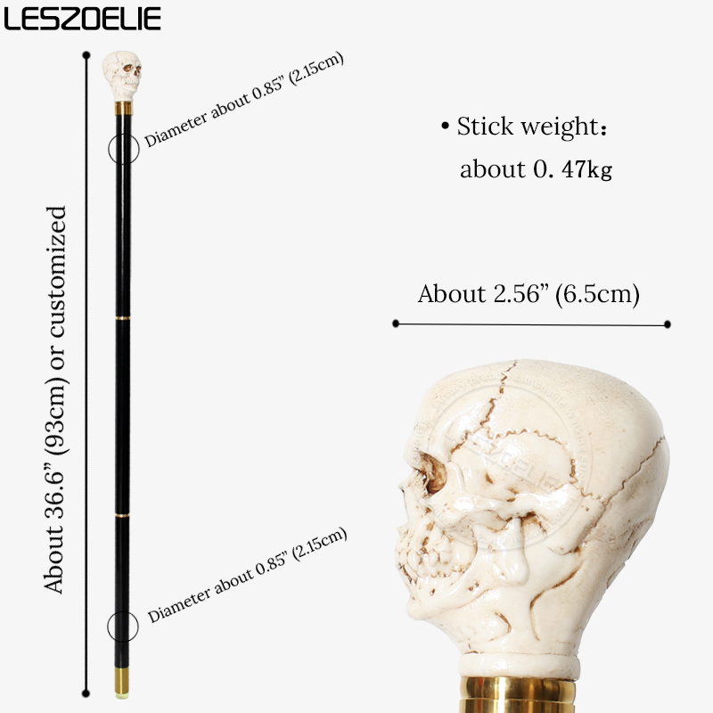 93cm Skull-Head Black German B - Men Accessories Tips ulasan dan harga