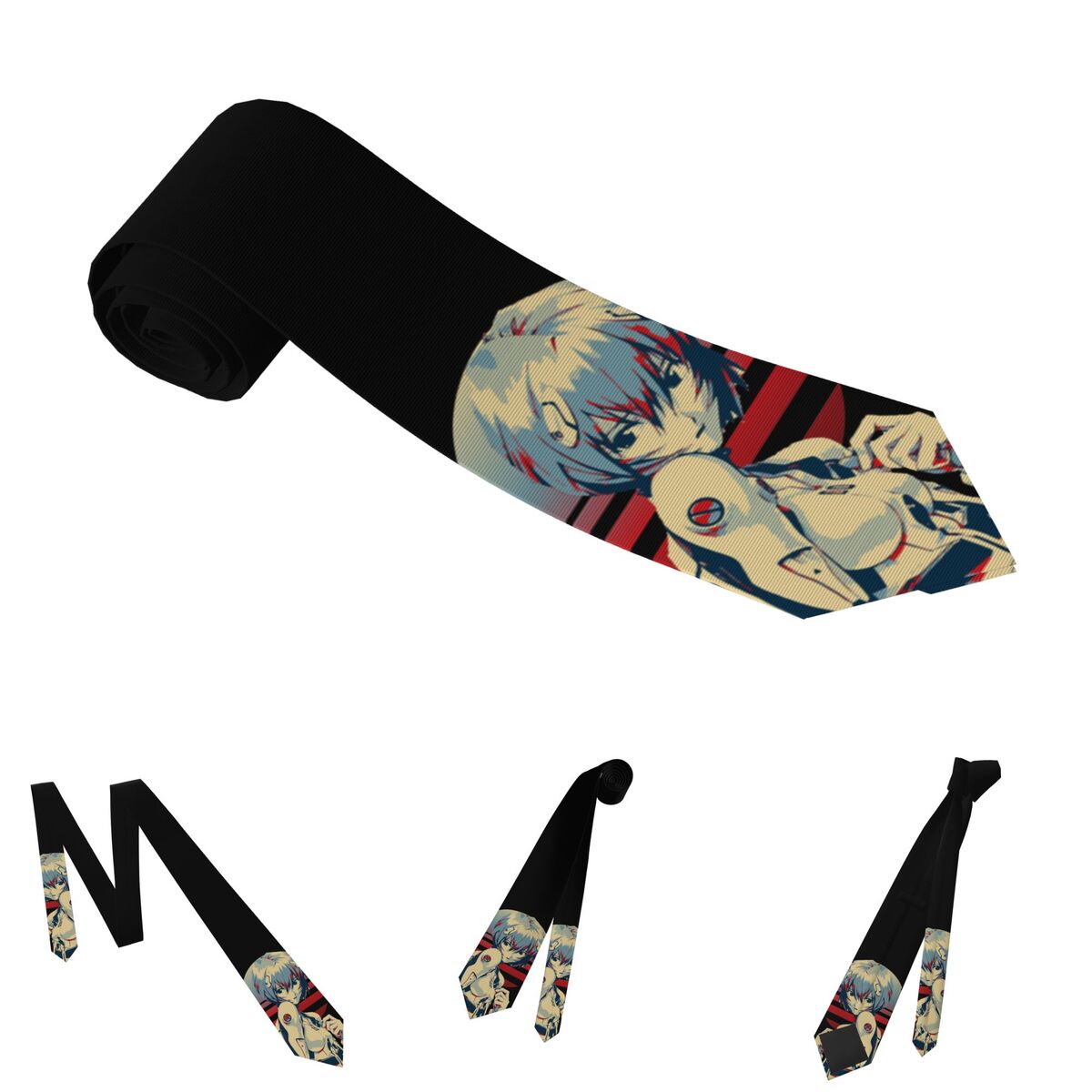 Rei Ayanami Classic Neckties U - Men Accessories For Wedding ulasan dan harga