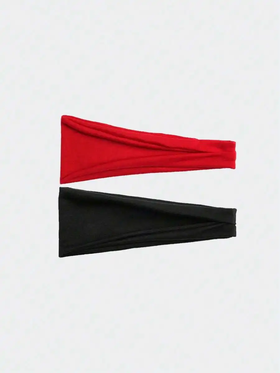 2pcs Solid Color Sports Yoga H - Men Accessories For Wedding ulasan dan harga