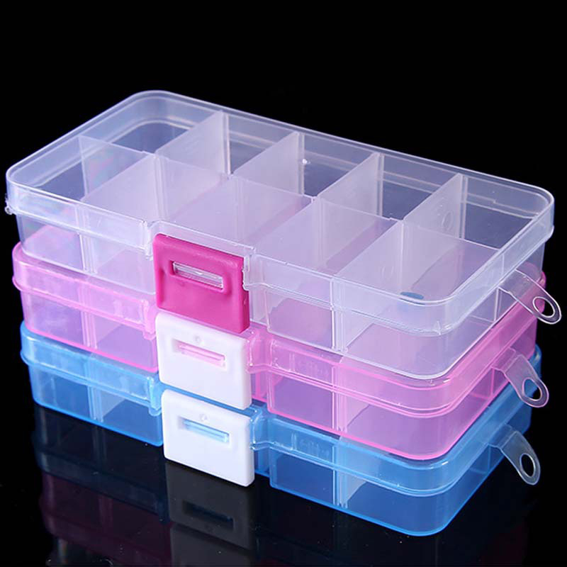 10 Grids Nails Art organizer b - Men'S Accessories Drawer Organizer ulasan dan harga