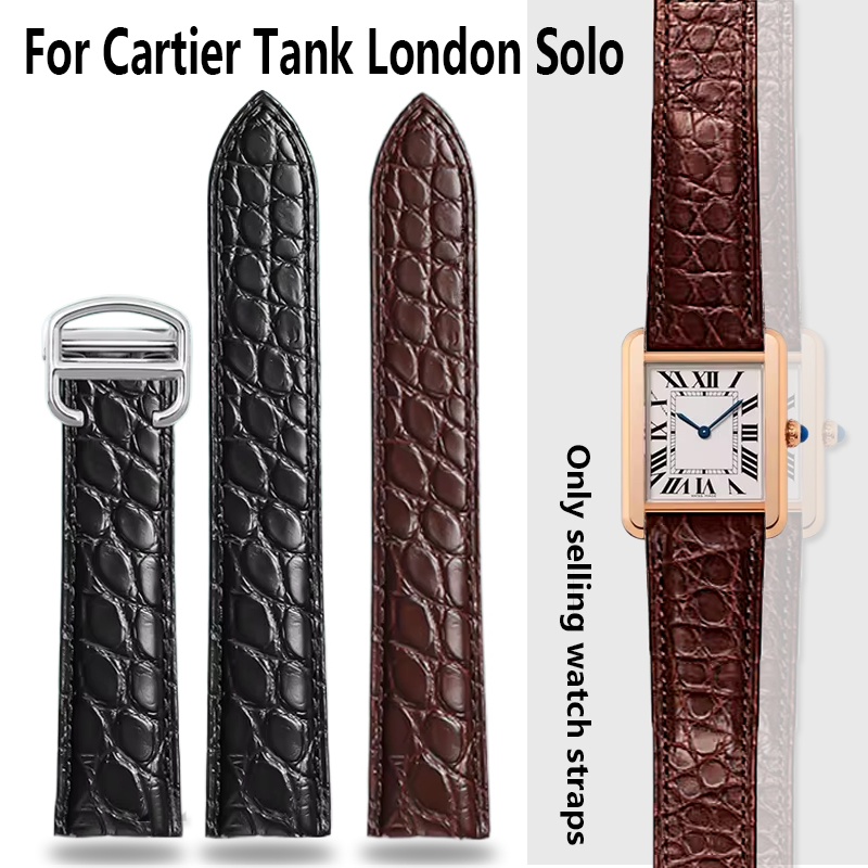Crocodile Watchband 16 18 20 2 - Men'S Accessories Cartier ulasan dan harga