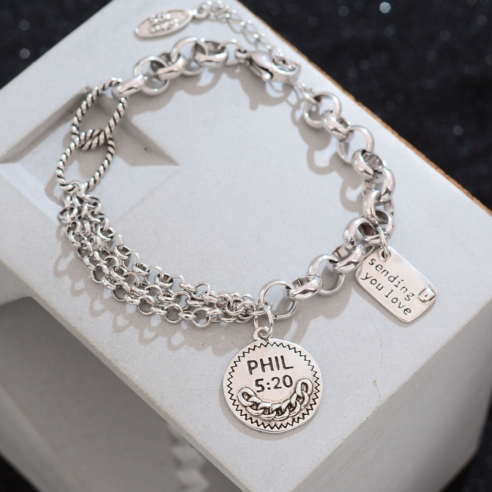 925 Sterling Silver Bracelets  - Men'S Accessories Trending ulasan dan harga