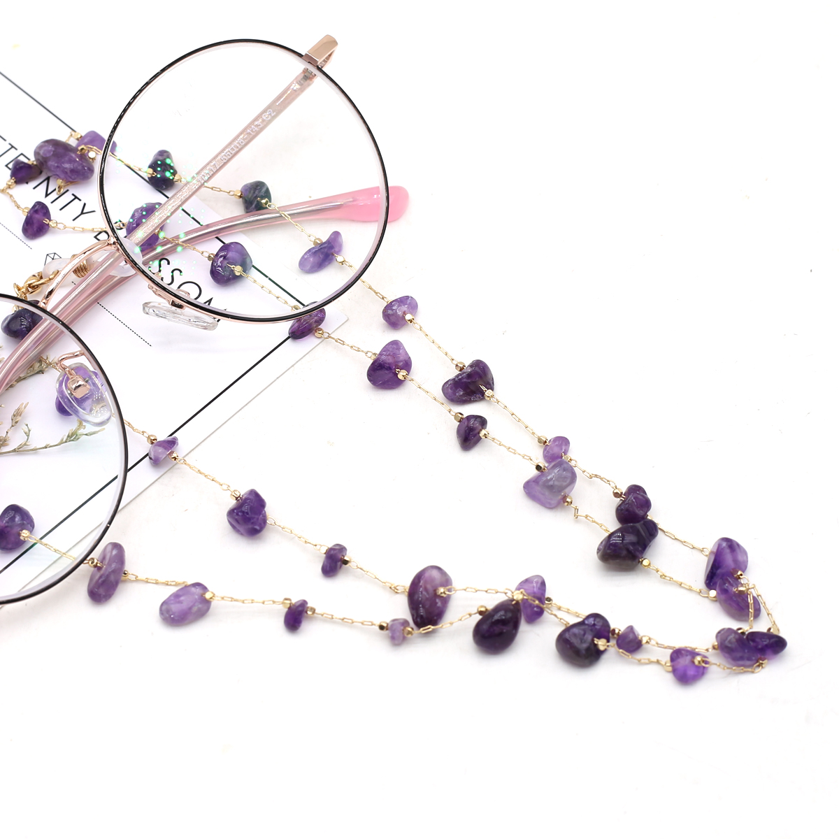 Natural Amethyst Stone Beaded  - Men Accessories All ulasan dan harga