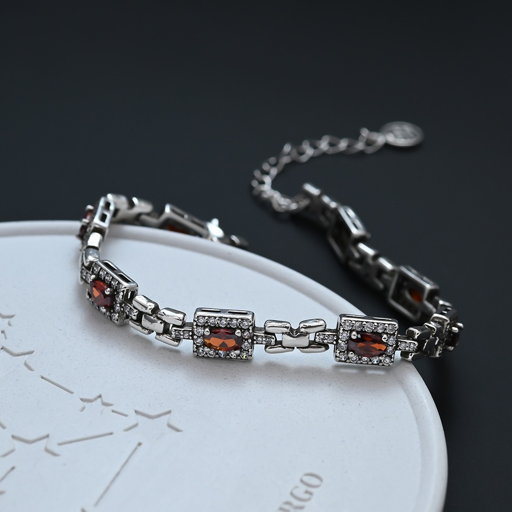 925 Sterling Silver Bracelets  - Men'S Accessories Trending ulasan dan harga