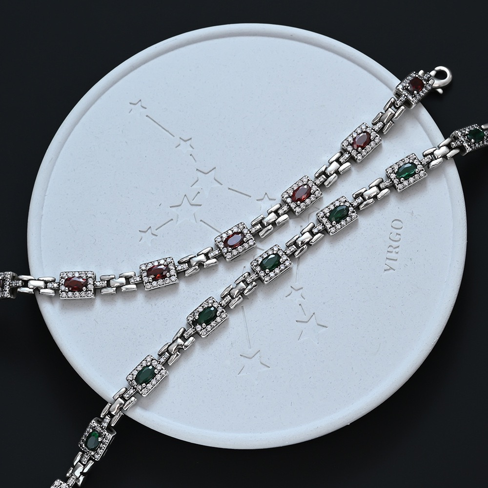 925 Sterling Silver Bracelets  - Men'S Accessories Trending ulasan dan harga