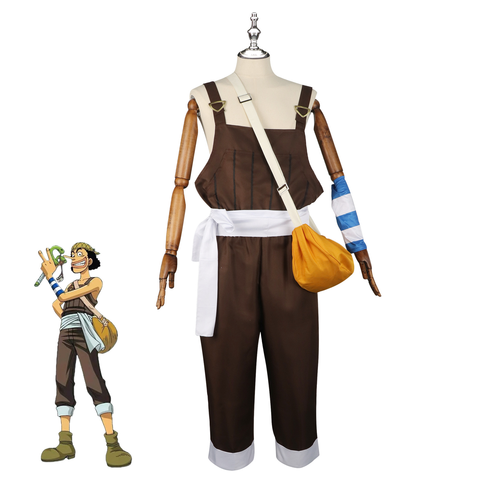 Anime UUsopp Cosplay Costume B - Men'S Accessories With Suits ulasan dan harga