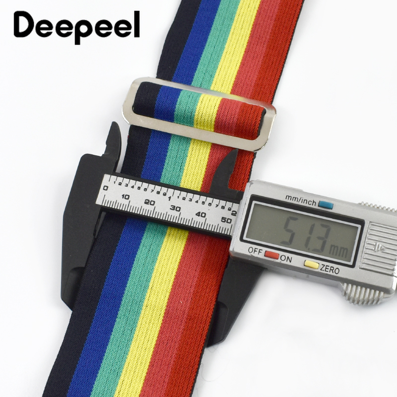 1Pc 5cm Wide Rainbow Men's Sus - Men'S Accessories Types ulasan dan harga