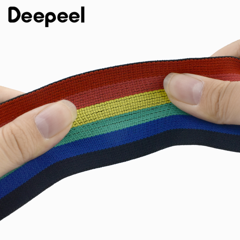 1Pc 5cm Wide Rainbow Men's Sus - Men'S Accessories Types ulasan dan harga