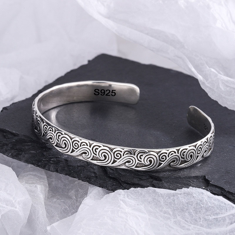 925 Sterling Silver Bracelets  - Men'S Accessories Trending ulasan dan harga