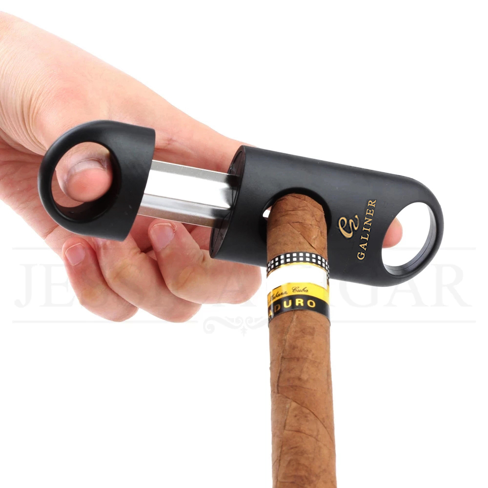 GALINER Plastic V Cut Stainles - Cigar Cutter Set ulasan dan harga