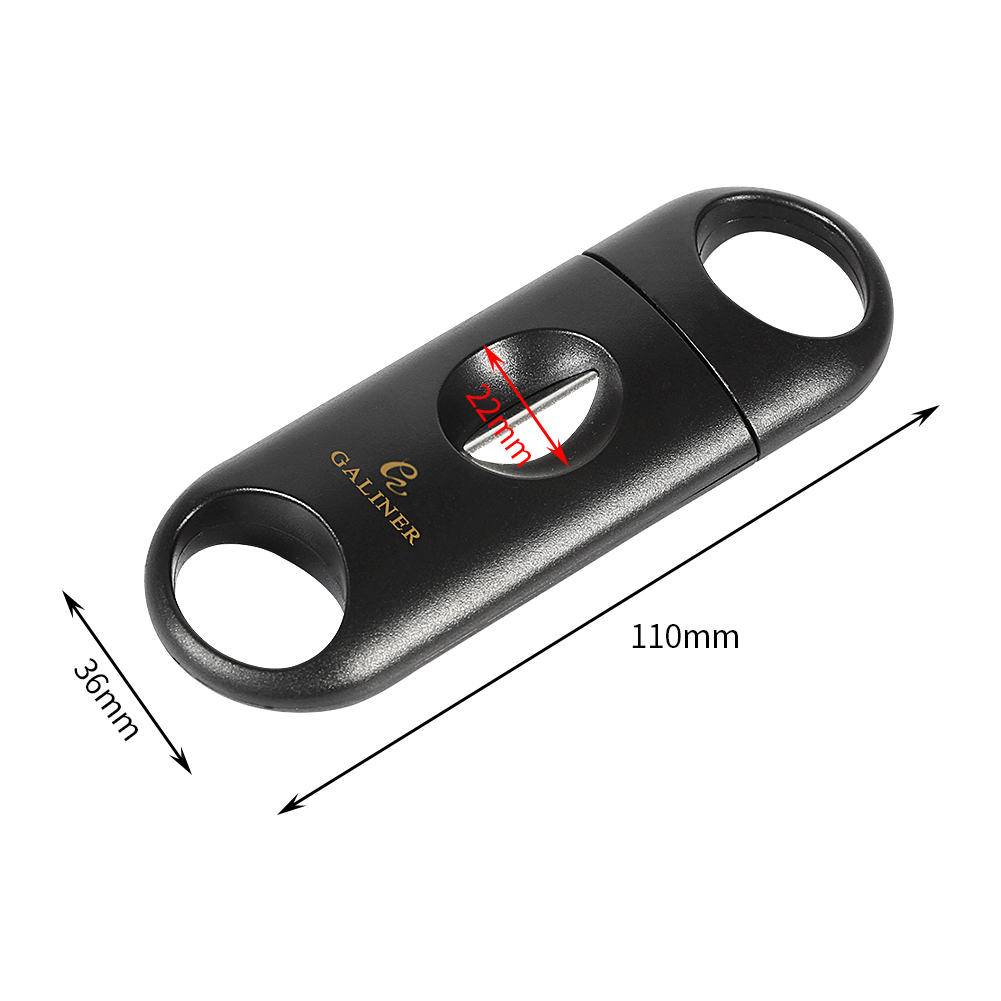 GALINER Plastic V Cut Stainles - Cigar Cutter Set ulasan dan harga