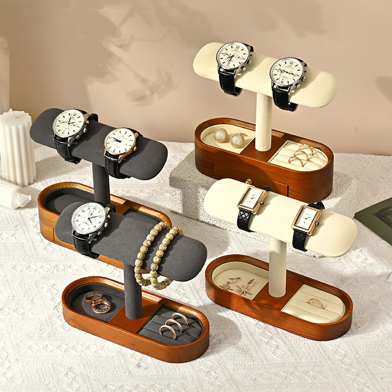 Oirlv Solid Wood Watch Organiz - Men'S Accessories Drawer Organizer ulasan dan harga