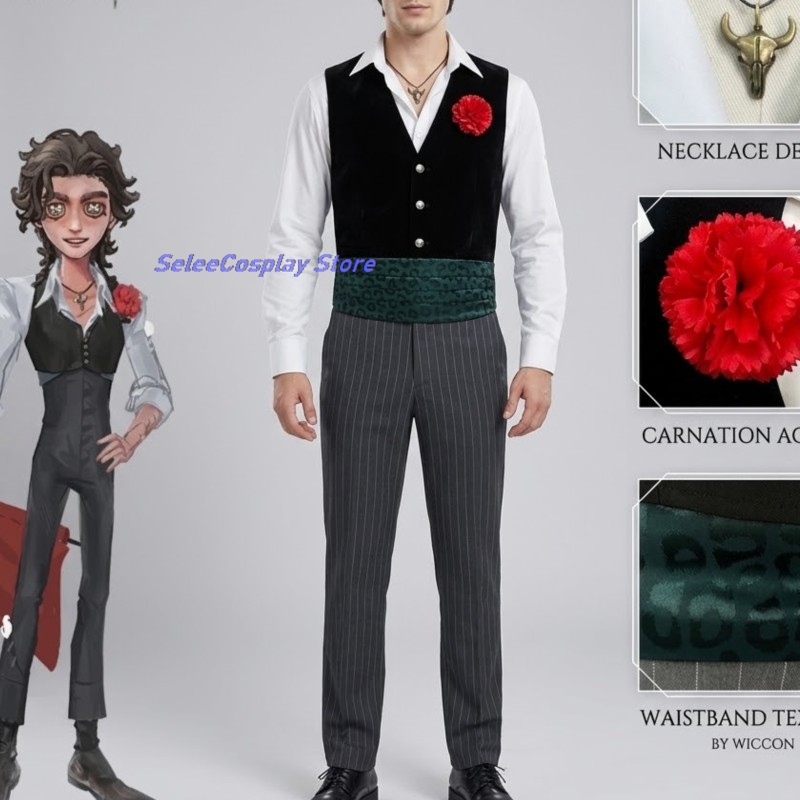 Adults Cosplay Game Game Ident - Men'S Accessories With Suits ulasan dan harga
