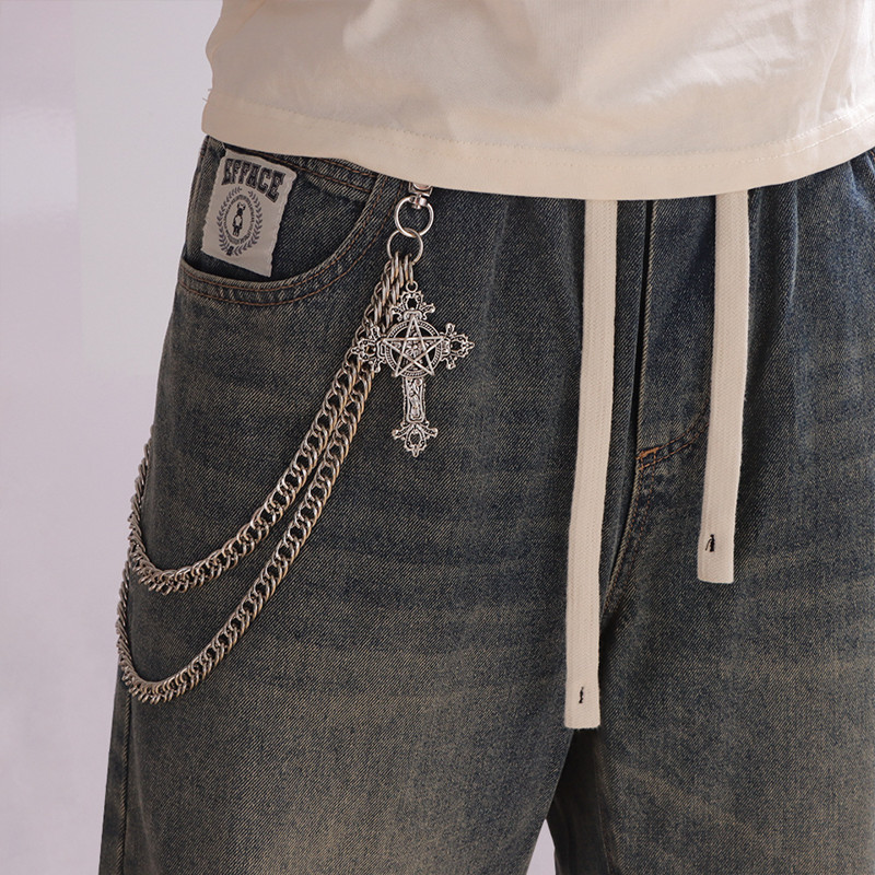 Fashion Punk Metal Pants Chain - Men Accessories All ulasan dan harga