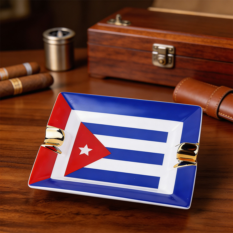 Cigar Set with Cuban Flag, Sta - Cigar Cutter Set ulasan dan harga