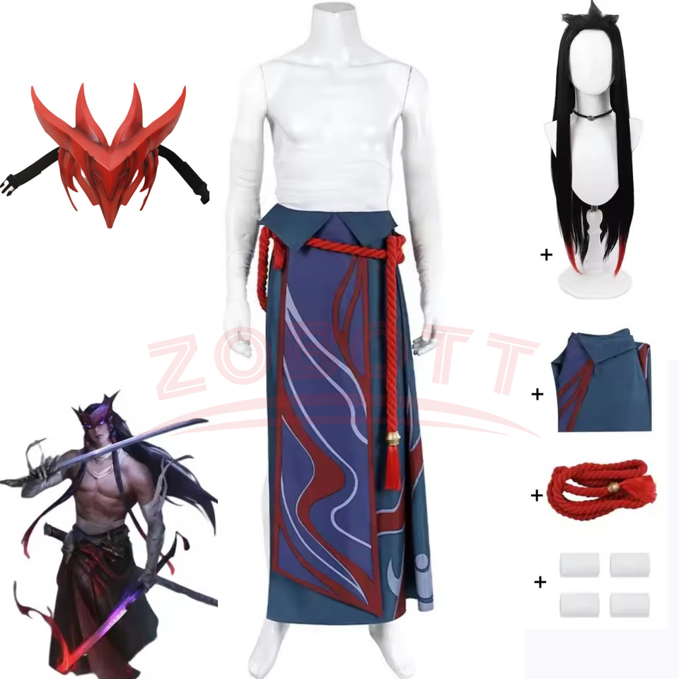 Game LOL Unforgotten Yone Cosp - Men Accessories Kit ulasan dan harga