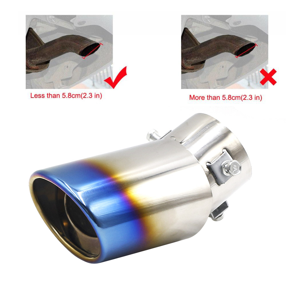 Tail Muffler Exhaust Tip Pipe  - Men Accessories Tips ulasan dan harga