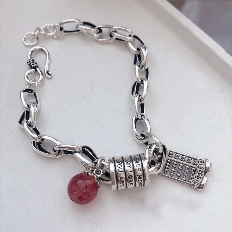 925 Sterling Silver Bracelets  - Men'S Accessories Trending ulasan dan harga