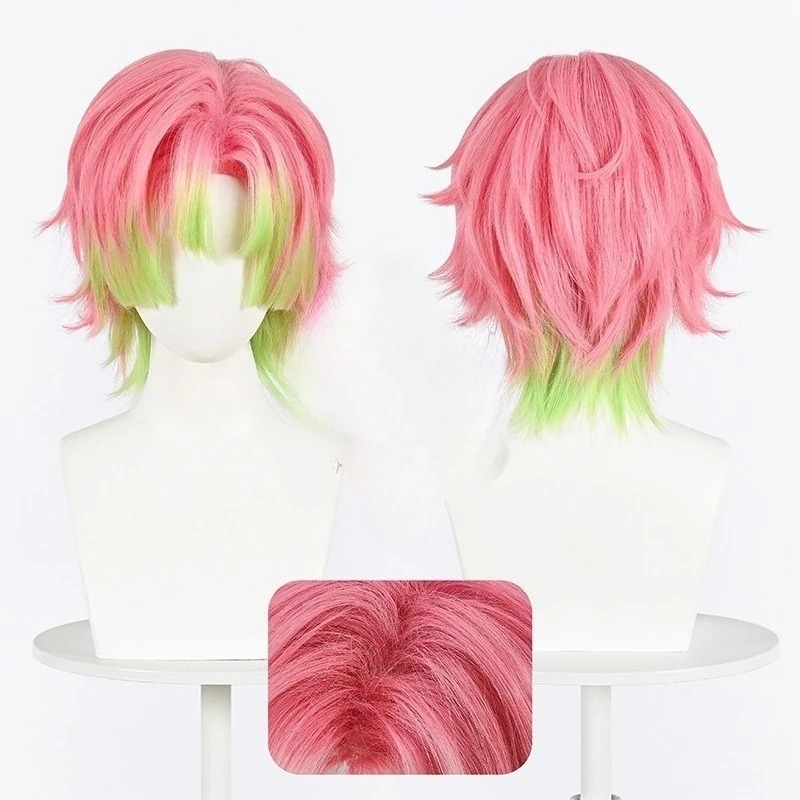 Kanroji Mitsuri Cosplay Wig Pi - Men'S Accessories With Suits ulasan dan harga