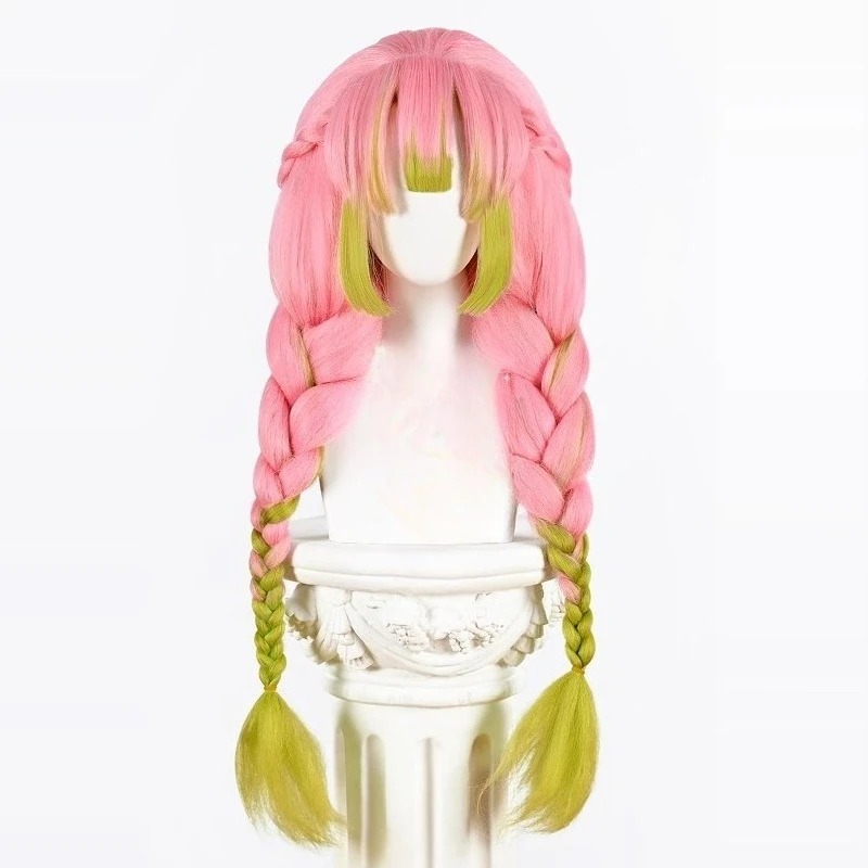 Kanroji Mitsuri Cosplay Wig Pi - Men'S Accessories With Suits ulasan dan harga