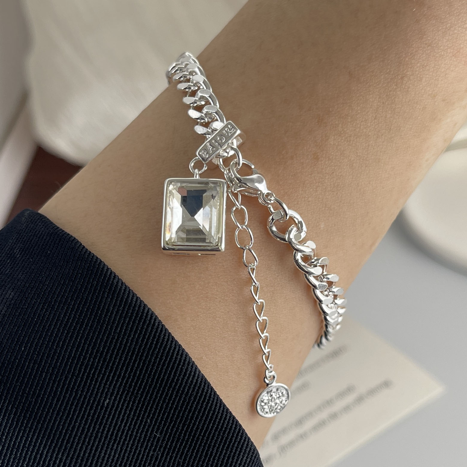 925 Sterling Silver Bracelets  - Men'S Accessories Trending ulasan dan harga