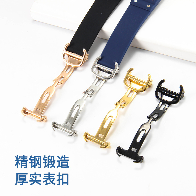 21mm Soft Silicone Watch Strap - Men'S Accessories Cartier ulasan dan harga