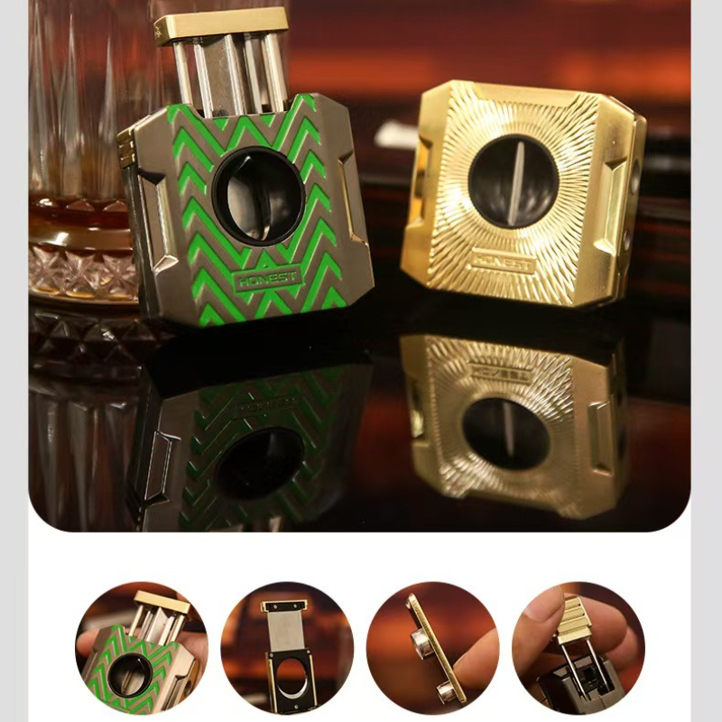 HONEST 4 in 1 Cigar Tool Set - - Cigar Cutter Set ulasan dan harga