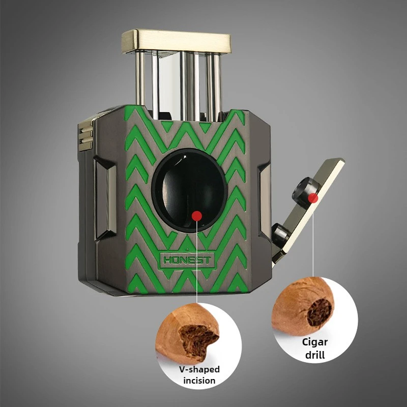 HONEST 4 in 1 Cigar Tool Set - - Cigar Cutter Set ulasan dan harga