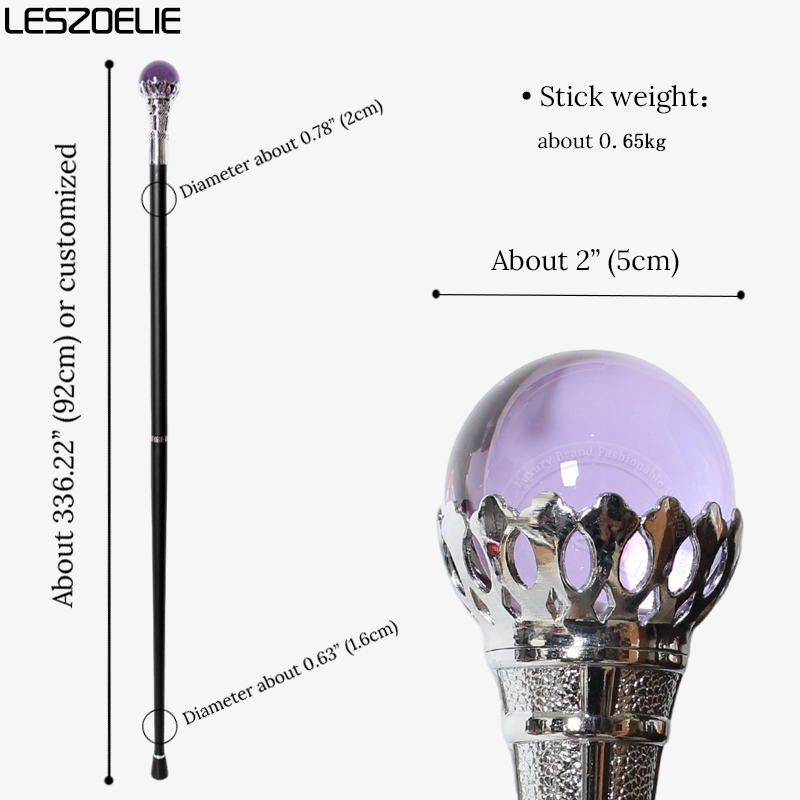 Lavender Glass Crystal Ball Wa - Men Accessories Tips ulasan dan harga
