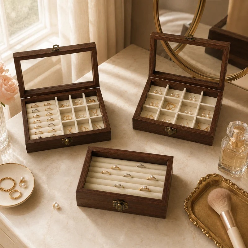 Bedroom Desktop Walnut Pattern - Men'S Accessories Drawer Organizer ulasan dan harga
