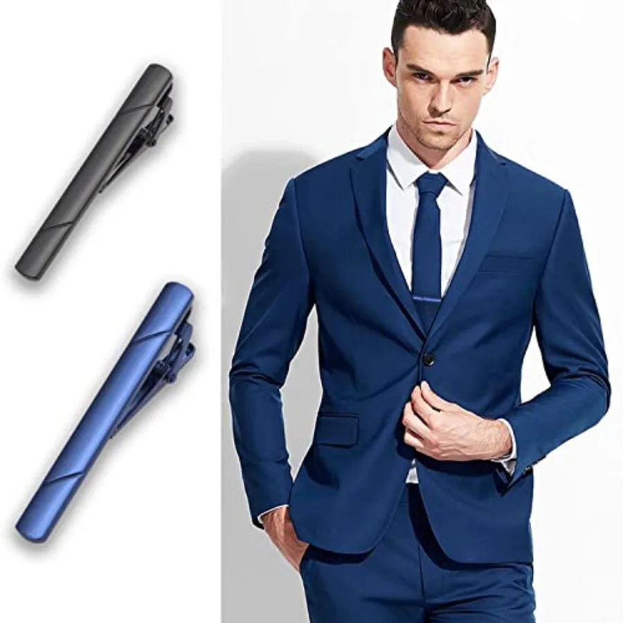 4Pcs Tie Clips For Men Tie Bar - Men'S Accessories With Suits ulasan dan harga