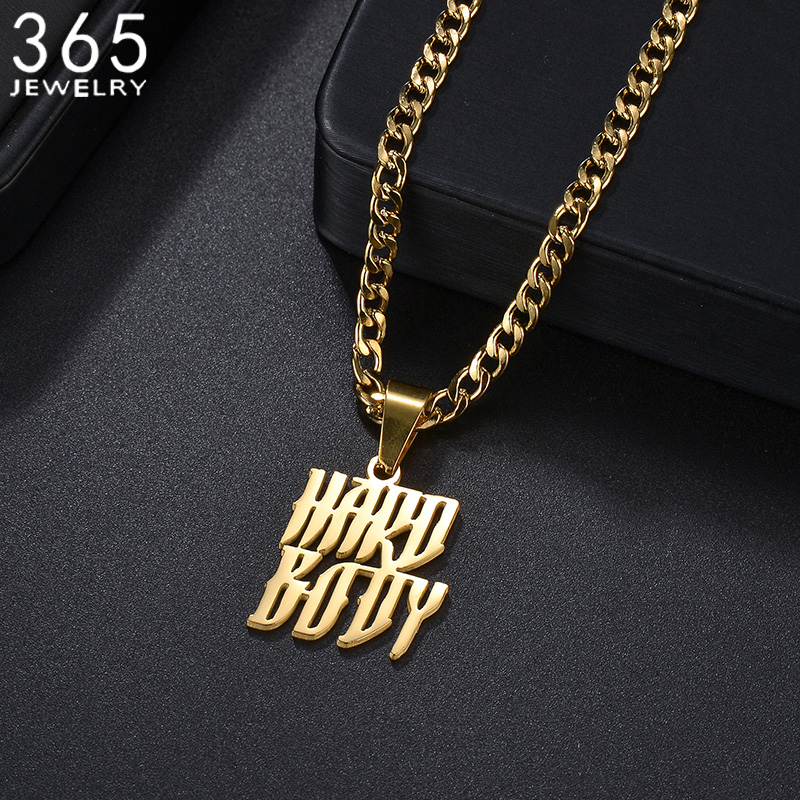 Custom 2 Rows Names Necklace C - Men Accessories All ulasan dan harga