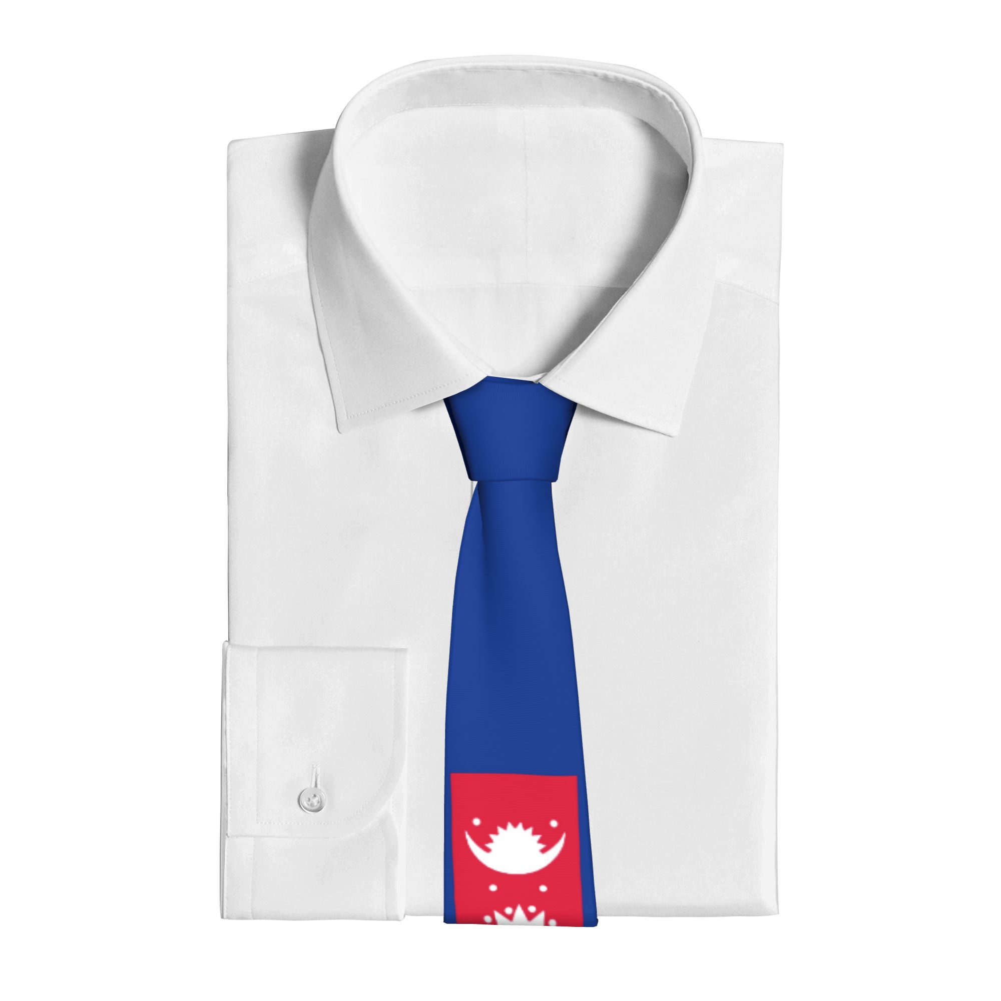 Nepal National Flag Tie  Graph - Men Accessories Nepal ulasan dan harga
