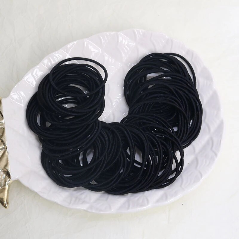 100PCS/Set Hair Ties Elastic R - Men Accessories Kit ulasan dan harga