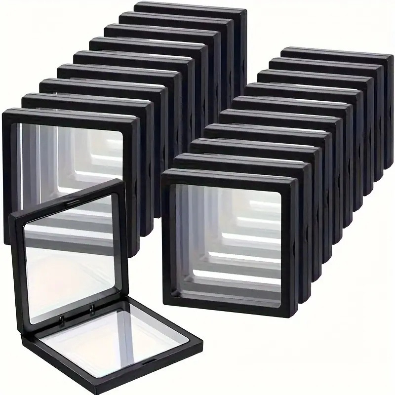 20Pcs Clearview 3D Floating Di - Men'S Accessories Drawer Organizer ulasan dan harga