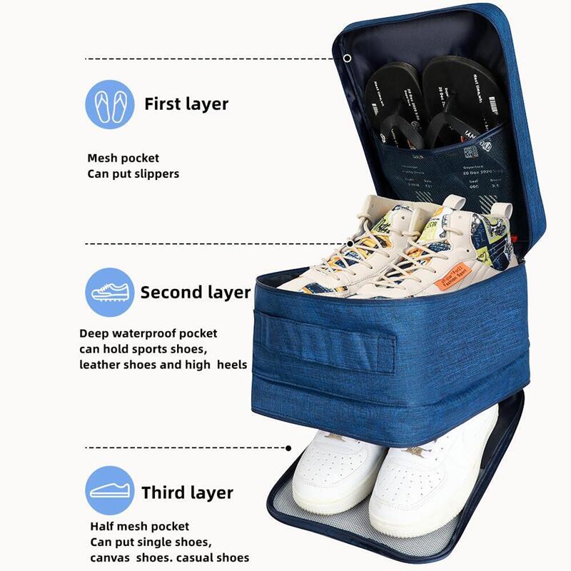 3 Layers Shoes Bag Travel Stor - Men'S Accessories Types ulasan dan harga